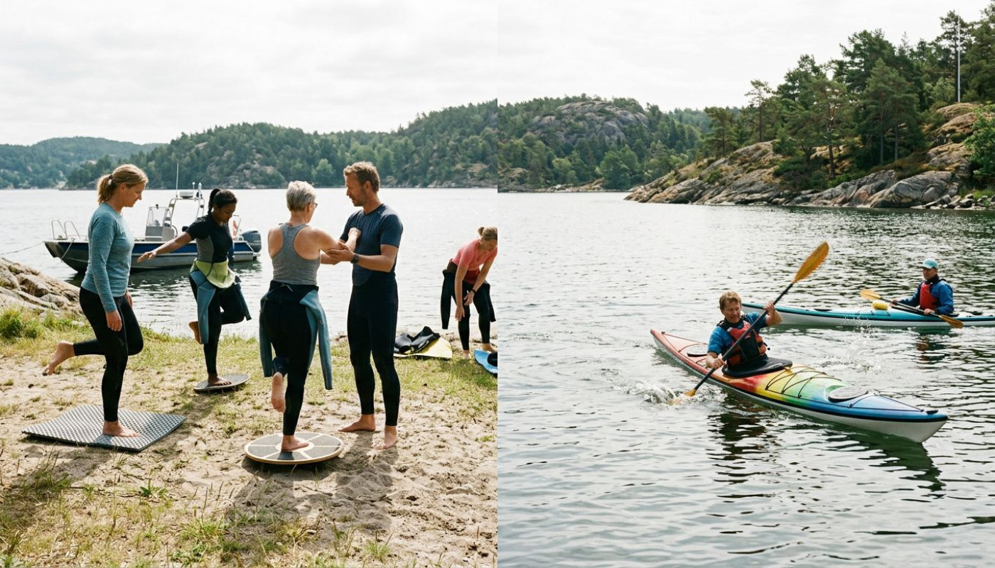 Hoe watersporters hun balans trainen: lessen uit het duiken en kajakken