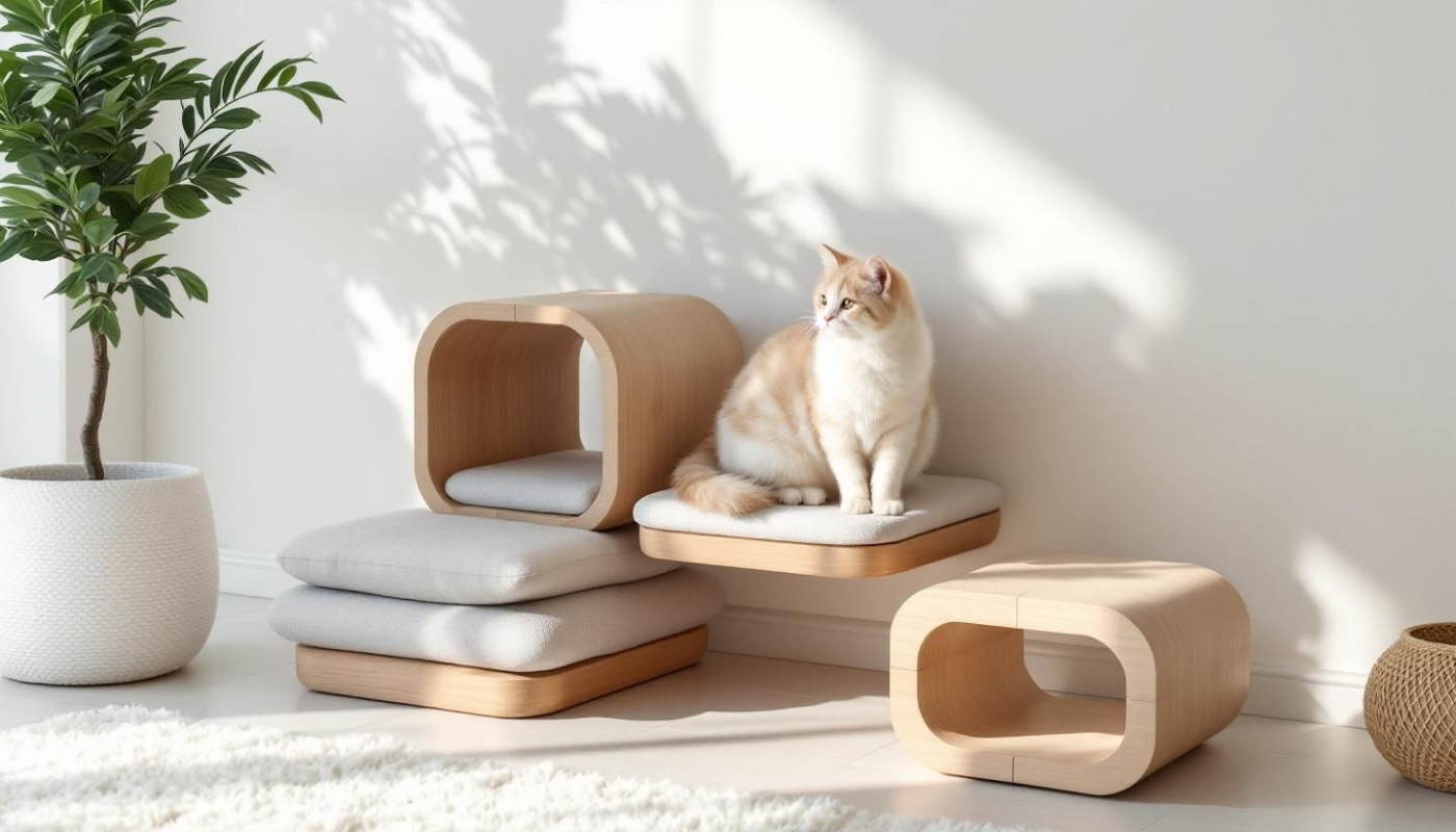 Ontwerp en functionaliteit combineren in kattenmeubels